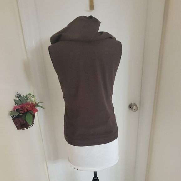 Chicos  zynergy  neema phyton and chocolate full zip  reversible hoodie - Picture 11 of 16